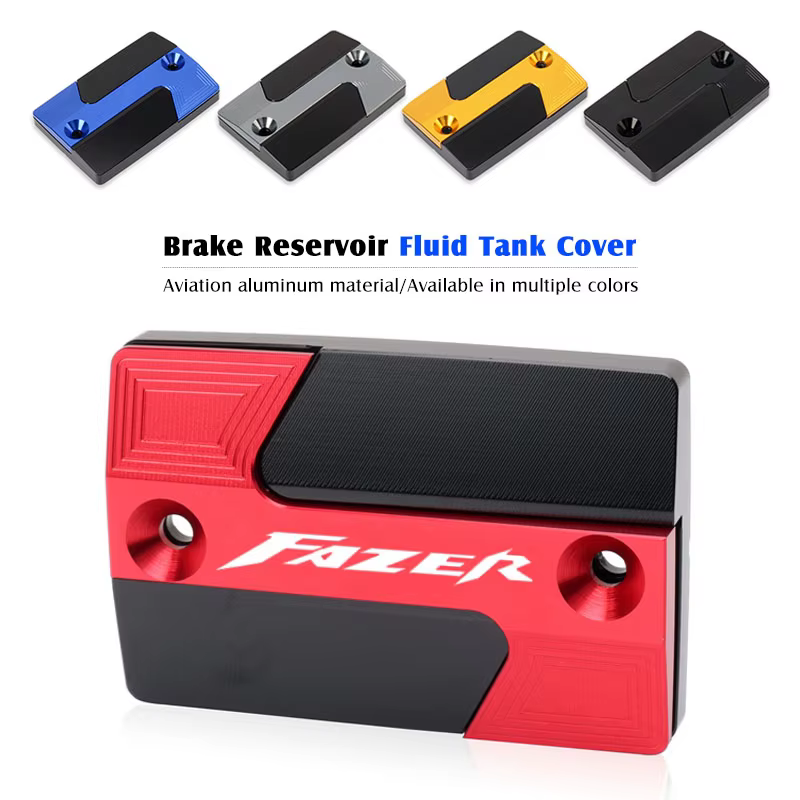 For YAMAHA FZ8 Fazer 2010-2014 FZ1 FAZER 2006-2015 FZ6 FAZER Motorcycles CNC Front Brake Reservoir Fluid Tank Cover Oil Cup Cap