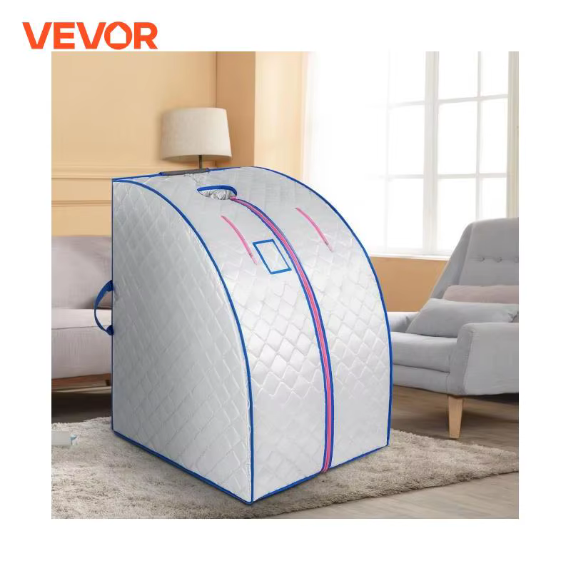 VEVOR Portable Far Infrared Sauna Spa Slimming Household Steam Room Beneficial Skin Folding Chair Heating Lose Weight Stay Warm