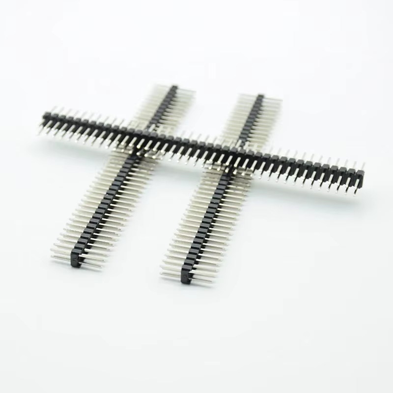 5PCS length 15mm 2.54mm Male Pin Header, 0.1" Breakaway PCB , 2*40Pin 80 Pin Double Row  Strip Straight, needle  Connector