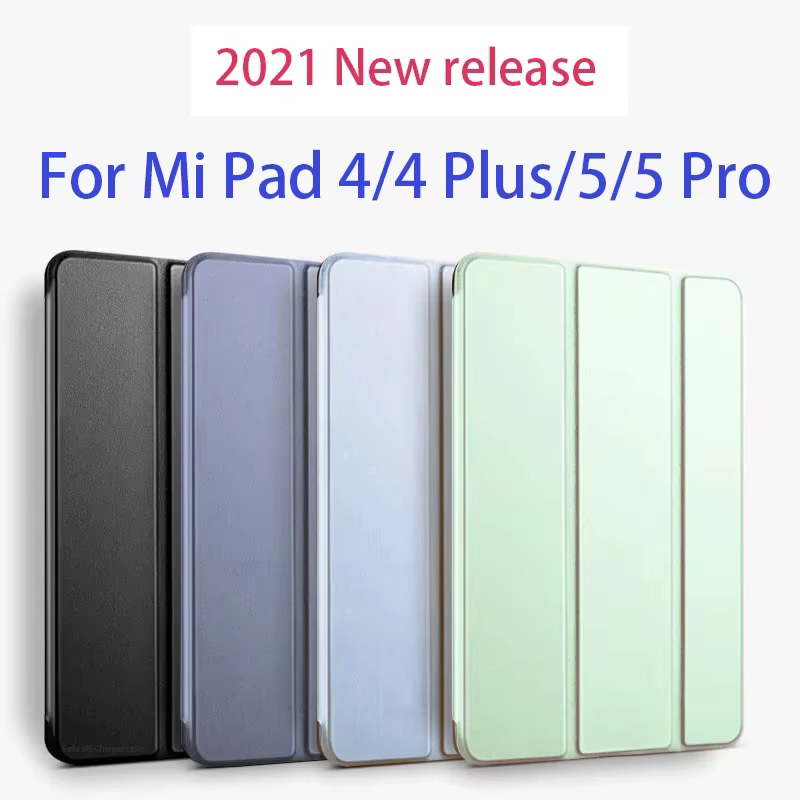 Case For Xiaomi Mi Pad 4 8.0 inch Wake Silicone Smart Cover For Xiaomi Mi Pad 4 Plus 10.1 Case 2021 Mi Pad 5 Pro 11 12.4 inch