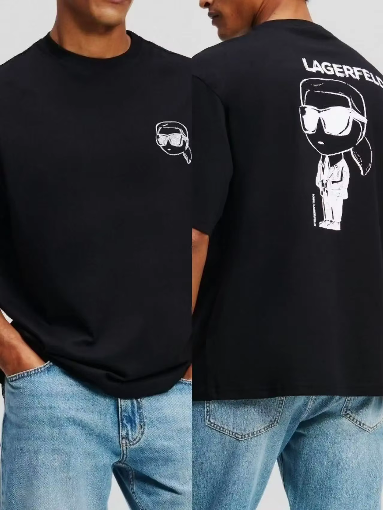 Luxury Brand Cotton Printed Men's T-Shirt Casual Women's T-Shirt Trend Short Sleeve Fashion Crew Neck Shirt