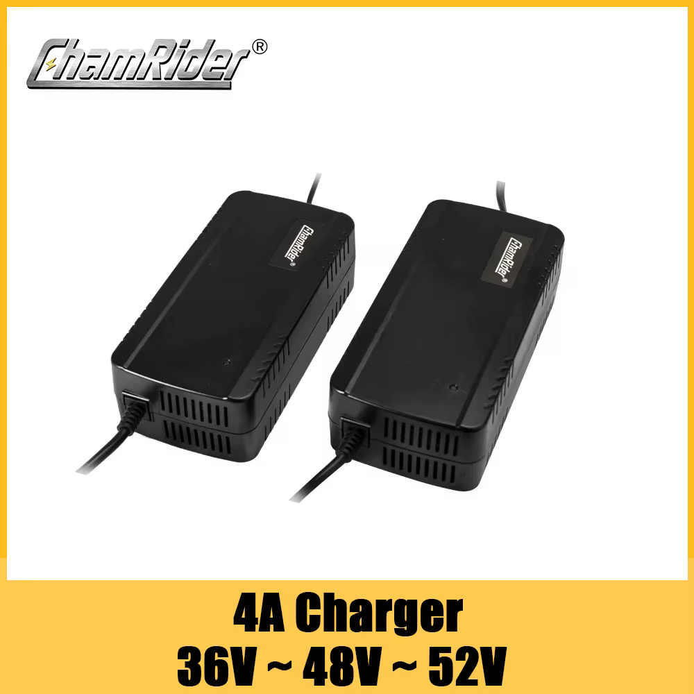 Lithium battery charger 36V 42V 48V 54.6V 52V 58.8V li-ion battery pack charger for ebike electric bike DC XLR RCA