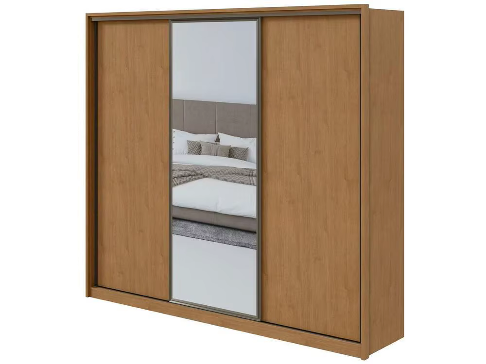 6 Doors Caemmun Spazio 6 Doors Couple Wardrobe with Mirror