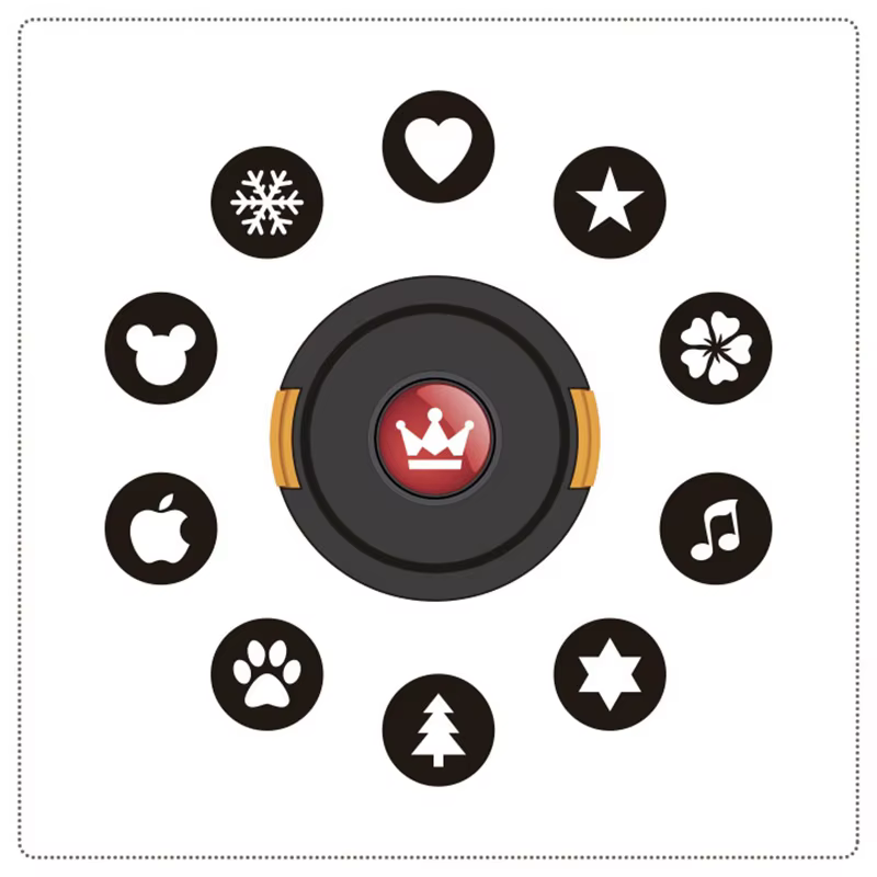 Bokeh Lens Cap Kit Christmas Special Effect Lens Cover Filter for Artistic Romantic Night Scene Bokeh Master Photography Lens