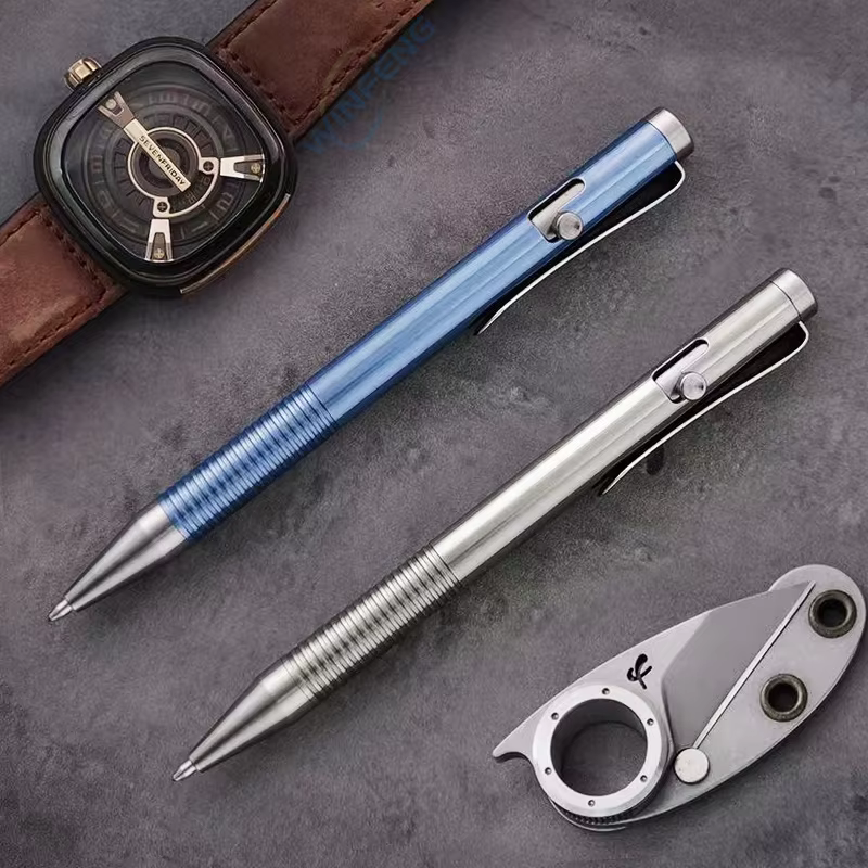 Multipurpose Tactical Pen Self Defense Weapon Emergency Glass Breaker Titanium Alloy EDC Tool For Outdoor Camping Ballpoint Pen