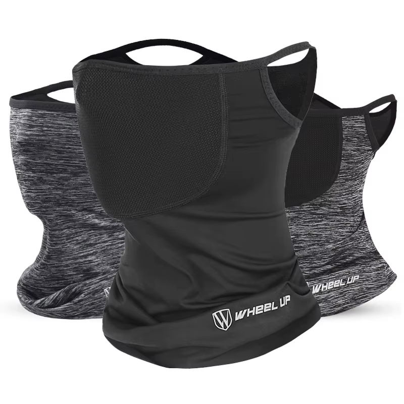 Winter Fleece Warm Cycling Face Mask Breathable Bike Half Face Mask Windproof Bicycle Scarf  Dust-proof Replaceable Filter Mask