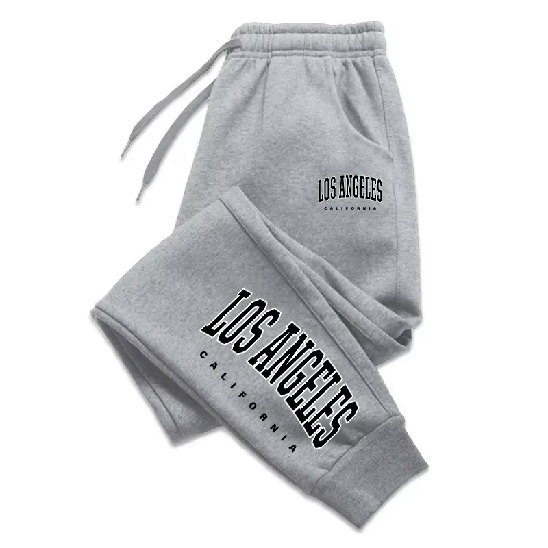 Losangeles Printed Jogging Pants Sports Pants Fitness Running Trousers Sports Style Sweatpants Pants Men Tracksuit Sweatpants