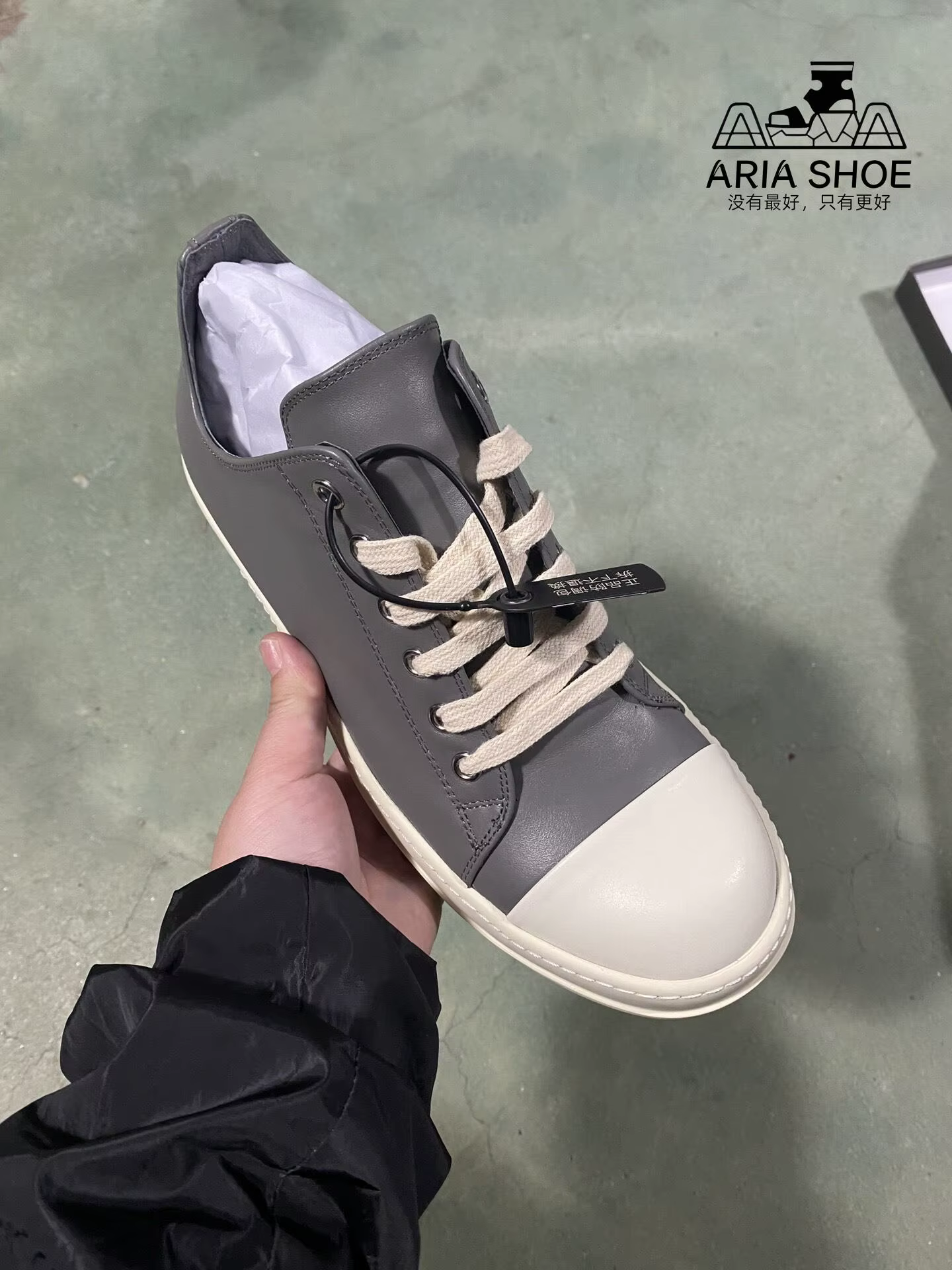 Ricks Men Casual Shoes High Quality Classic Lace-up Quality Cowhide Low Top Owens Women Running shoe O-wen Flat Leather Sneakers