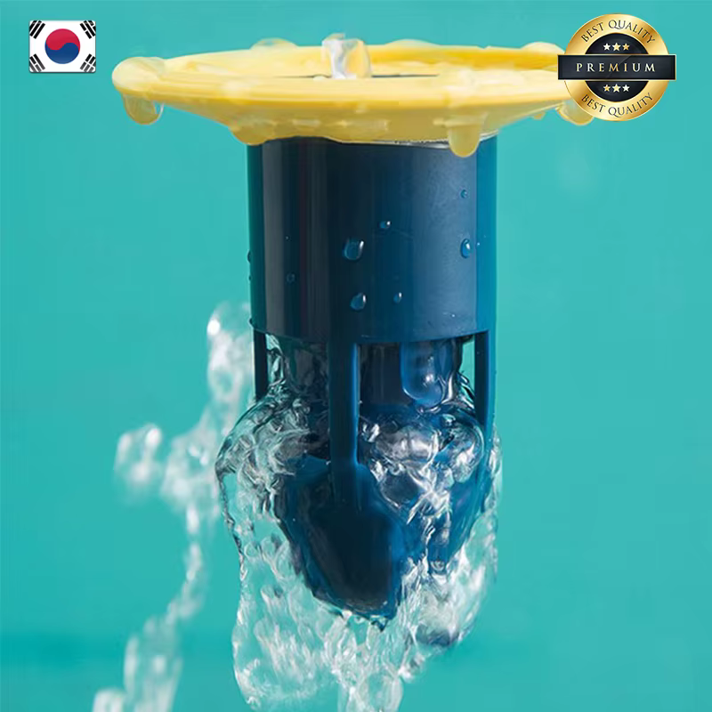 Triple-heavy water trap odor block