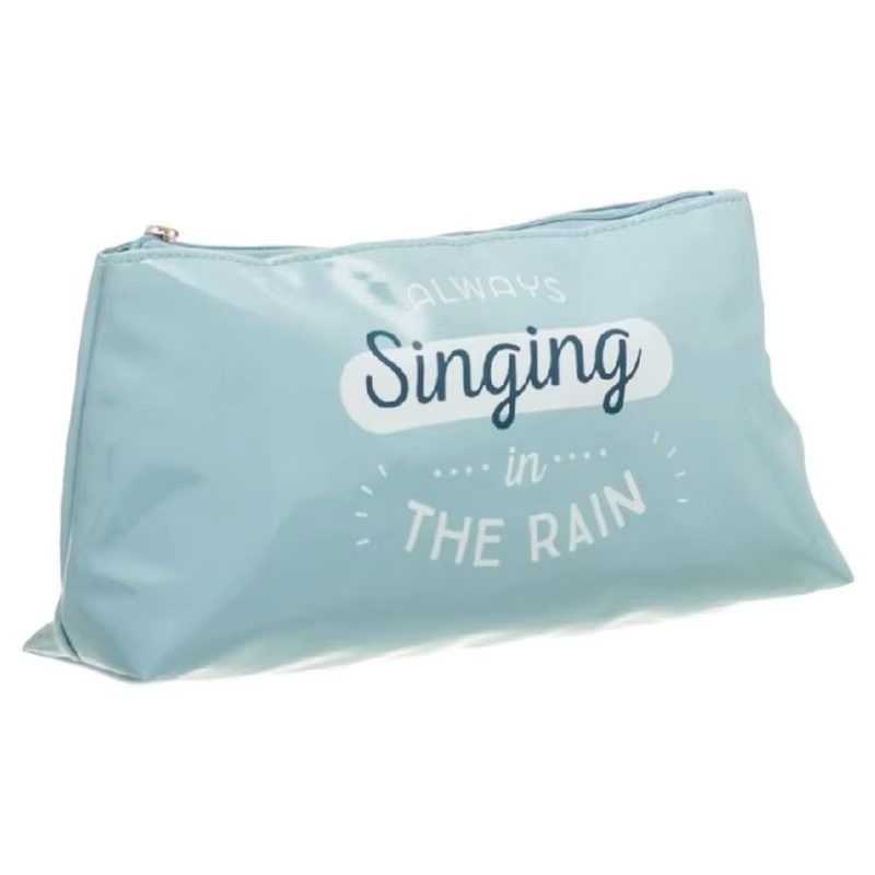 Bags and toiletry bags original design English message "SINGING" with zipper 39319