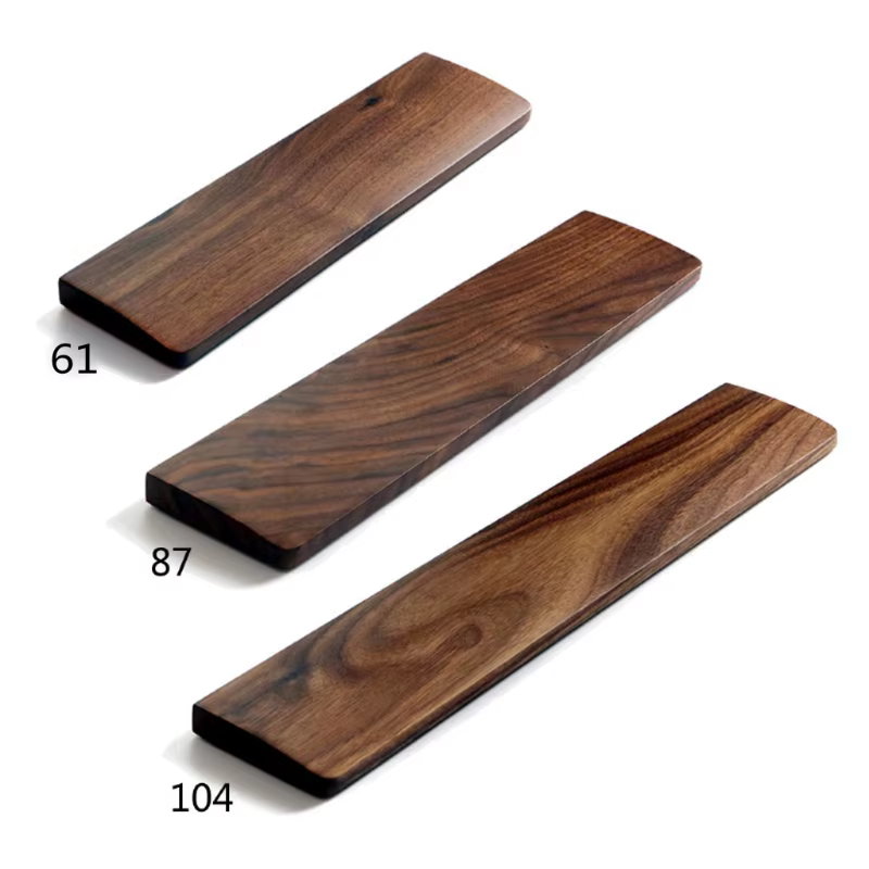 Double-Handed Keyboard Wooden for Palm Rest Keyboard Wrist Rest Pad Walnut Wrist Dropshipping