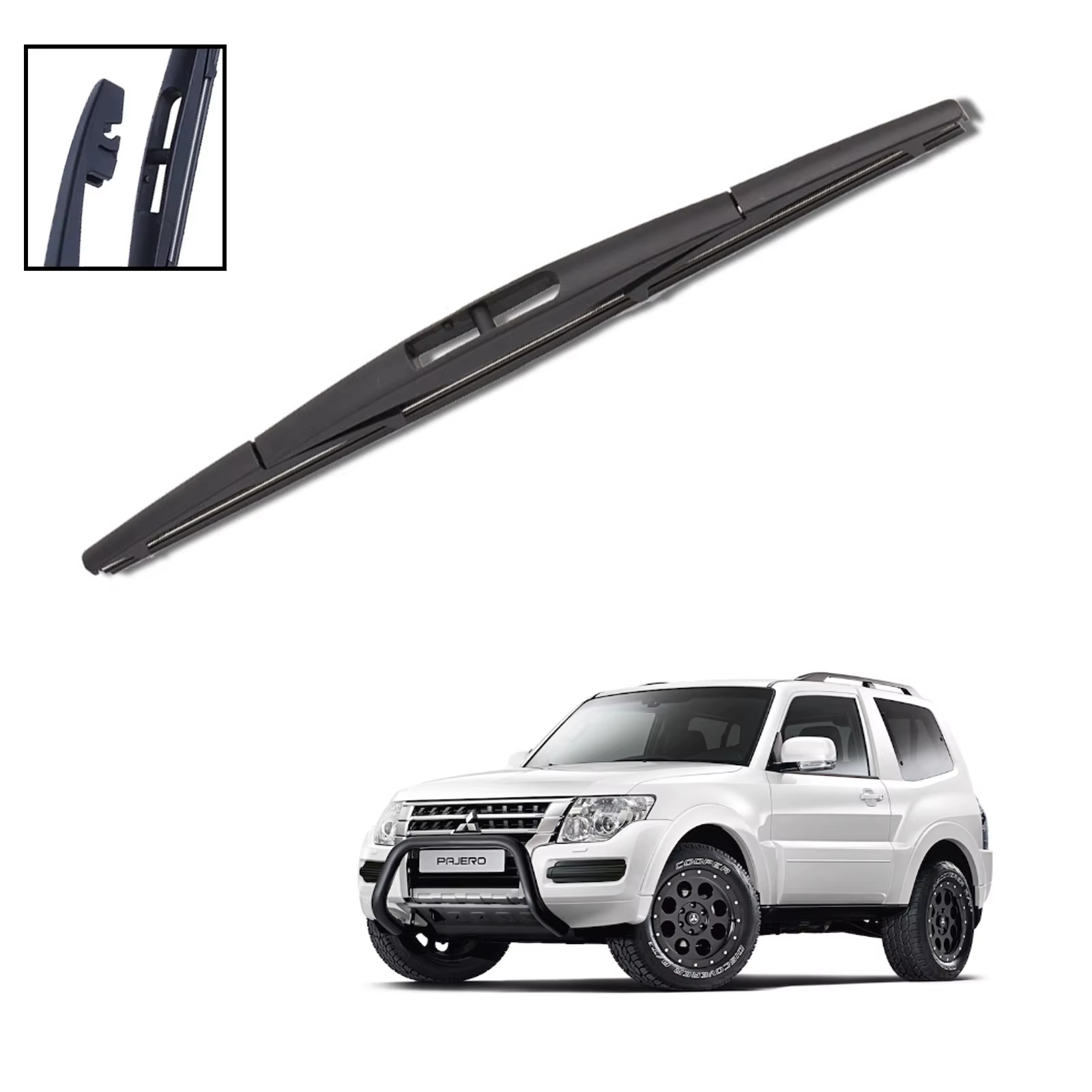 12" Rear Windshield Windscreen Washer Wiper Blade For Mitsubishi Pajero Shogun Montero V80 2007-2021 Car Accessories Accsesories