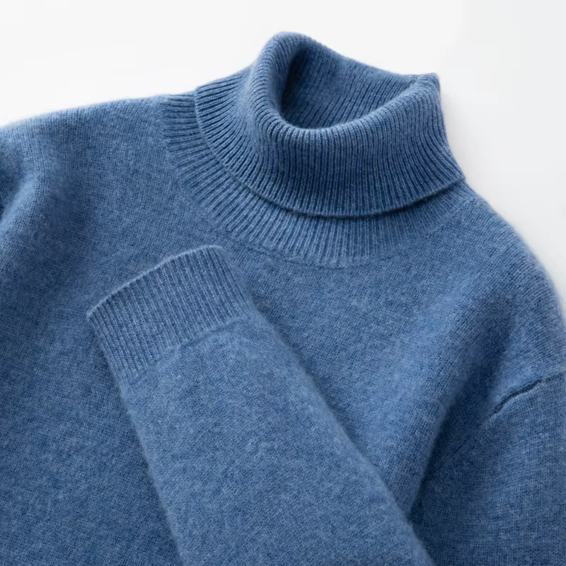 High-end Men's Sweater 100% Cashmere Sweaters Turtleneck Knitted Pullover New Basic Tops Winter Man Long Sleeve Thickened Jumper