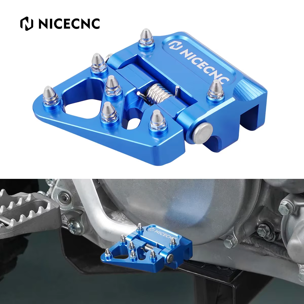 Motorcycle Folding Rear Brake Pedal Lever Tip For Yamaha YZ125 YZ250 YZ 125 250 1997-2024 2023 YZ 125X 250X YZF WRF 250 400 426