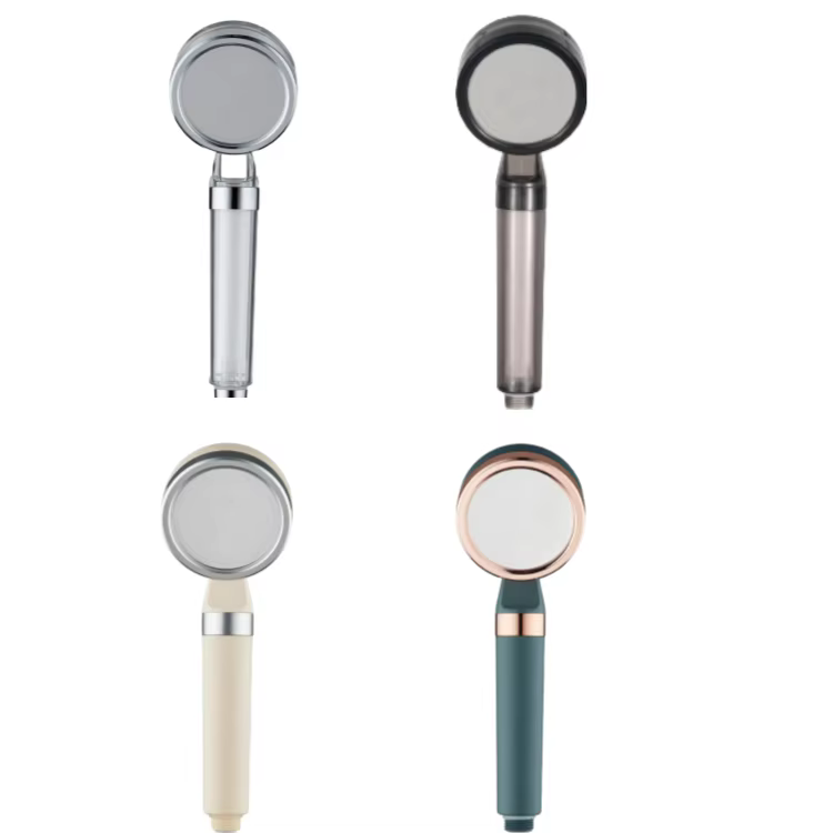 Filter shower shower with refillable shower head Chlorination tap water purification