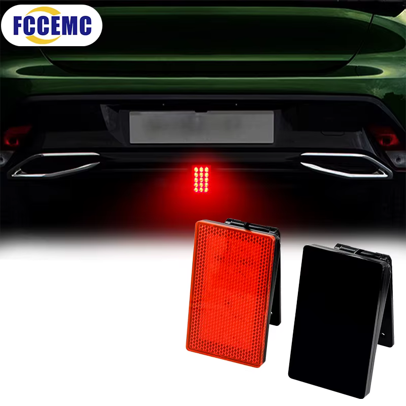 12V F1 Style 15 LED Rear 3rd Third Strobe Flashing Universal Car Lights Tail Brake Stop Light Signal Lamp Car Tuning Accessories