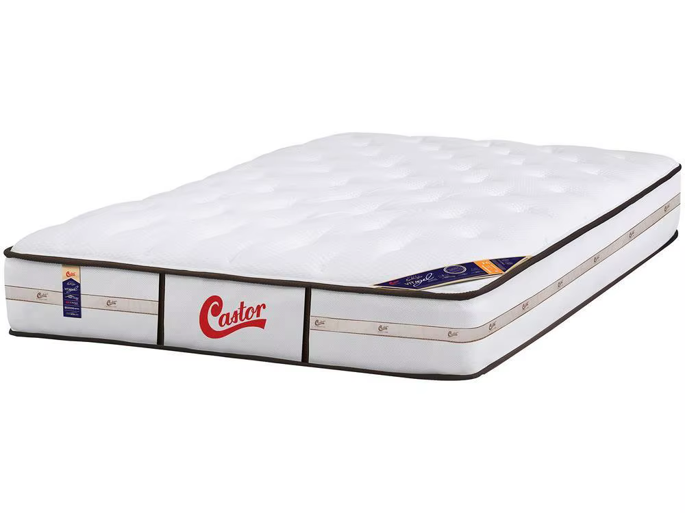 Queen Size Castor Spring Pocket Mattress