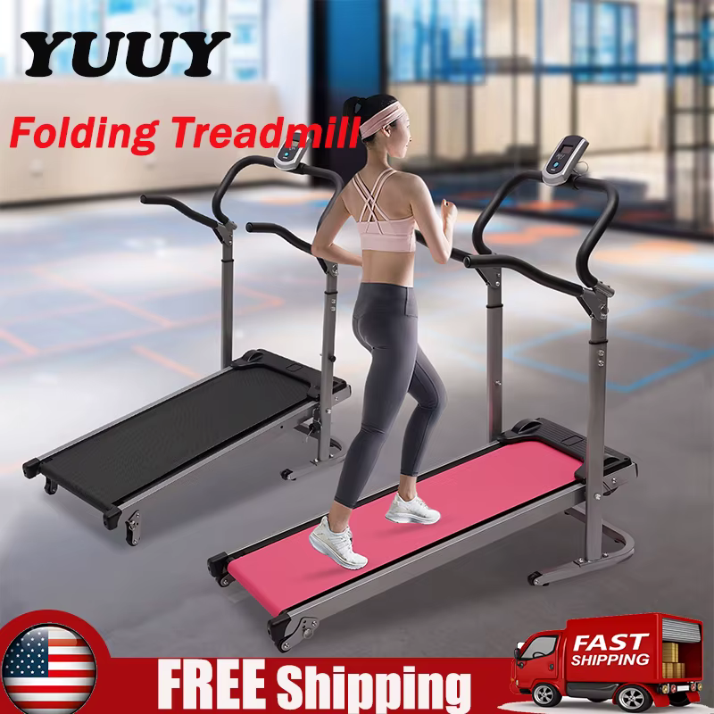 Electric Folding Treadmill with Incline for Home, Portable Running Exercise, Indoor Aerobic Exercise, Fitness Equipment