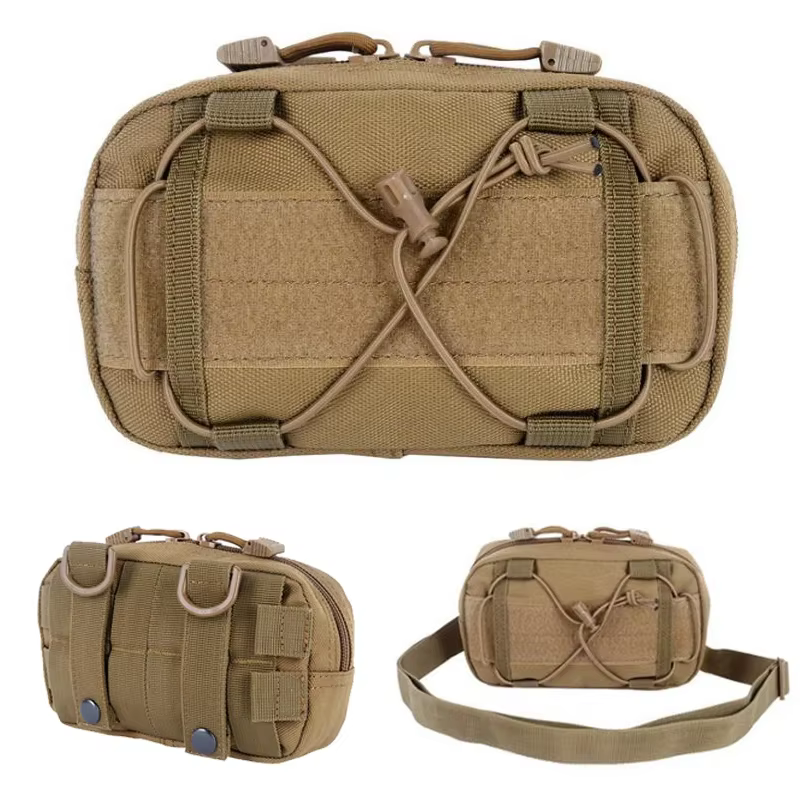 Small Tactical Messenger Bag For Men Multiple Ways to Carry as Sling Shoulder Crossbody Waist Pouch Pack This EDC Tactical Bag