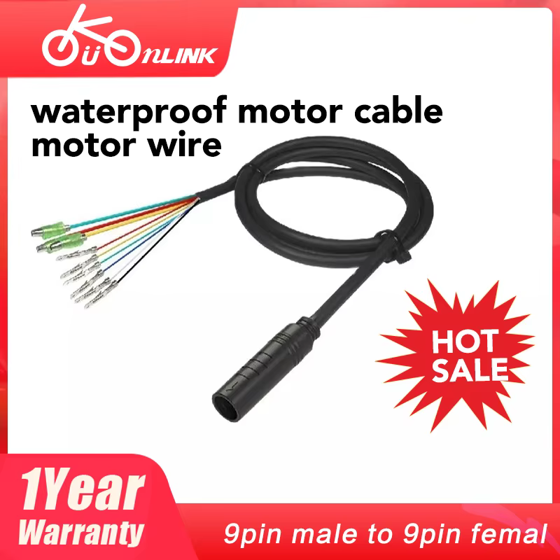 9 Pin Julet Ebike Bafang Motor Cable E-bike Motor Extension Cable