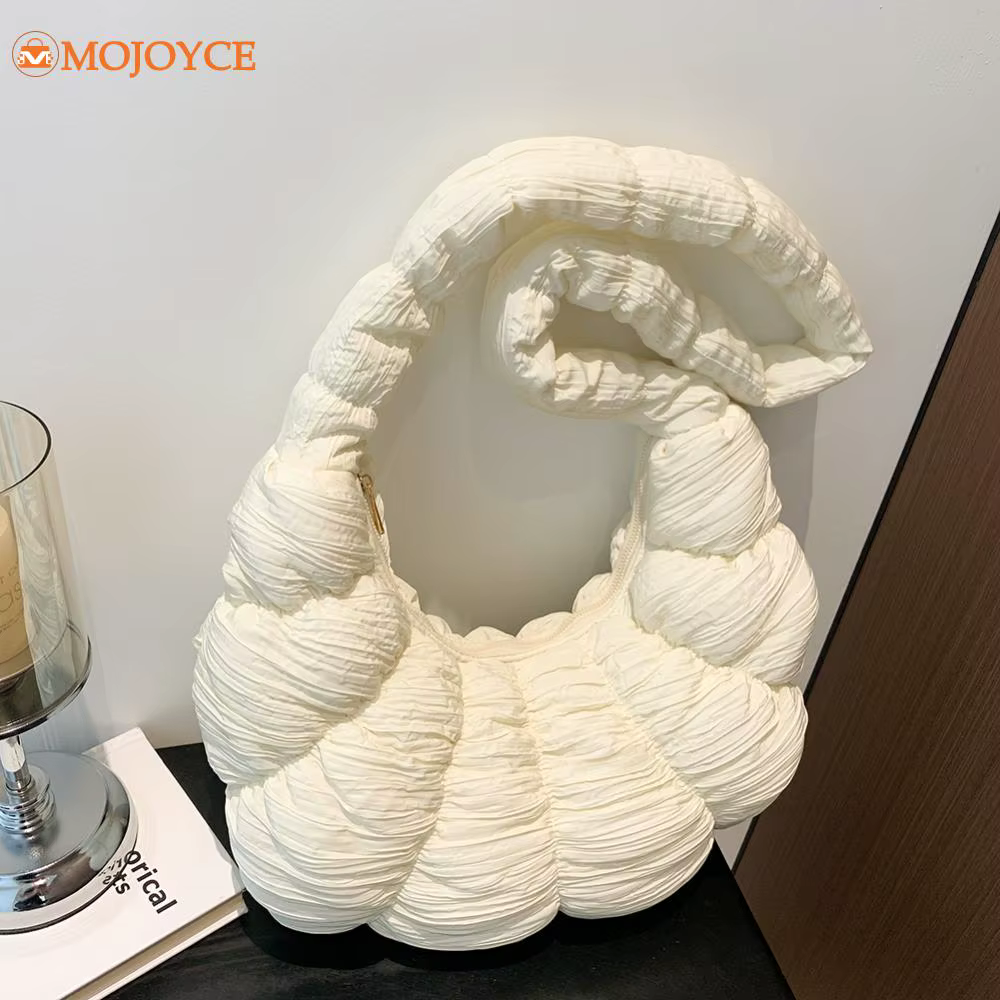 Pleated Cloud Dumpling Bags Quilted Cotton Crossbody BagsLadies High Quality Shoulder Bag Large Capacity Puffer Women Sling Bags