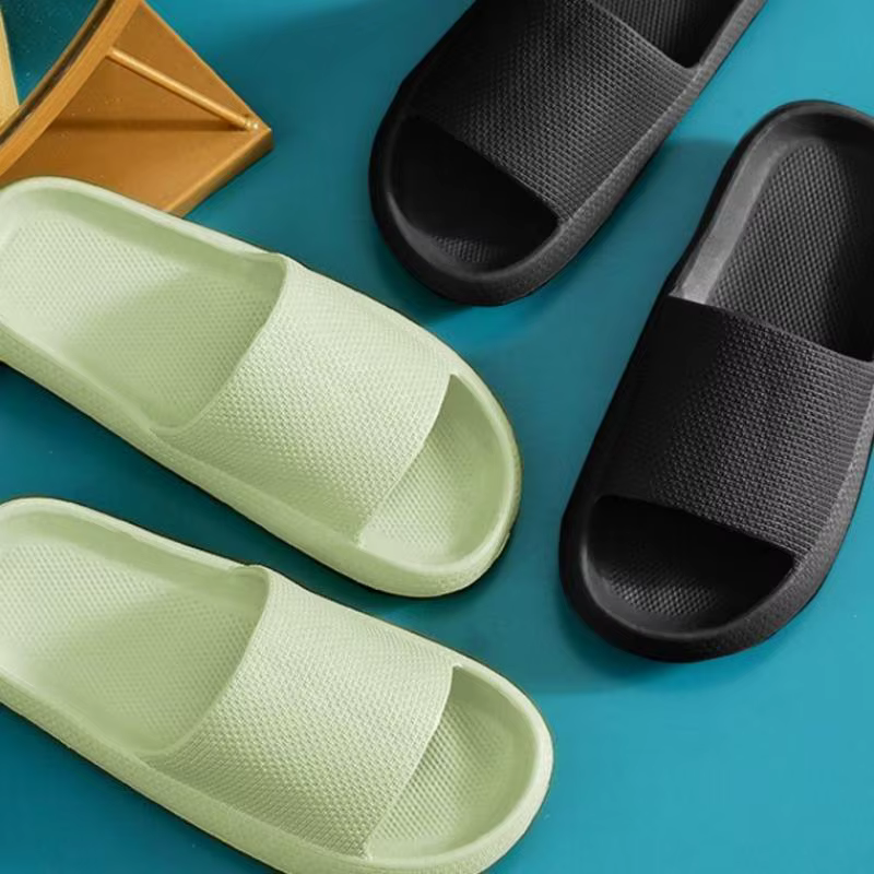 Indoor shoes living room shoes home slippers floor noise men and women Office fluffy slippers living room shoes