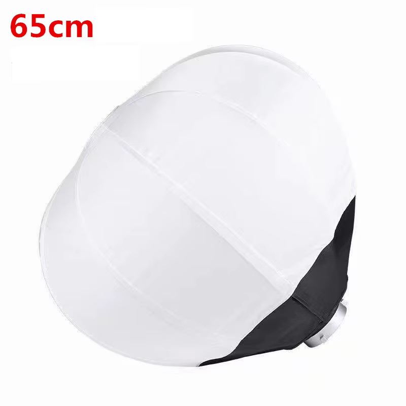 Softbox 65cm Globe Lantern Bowens Elinchrom Mount Quick Ball Diffuser Ring Soft Light Modifier for Film-Making Video Shoot Flash