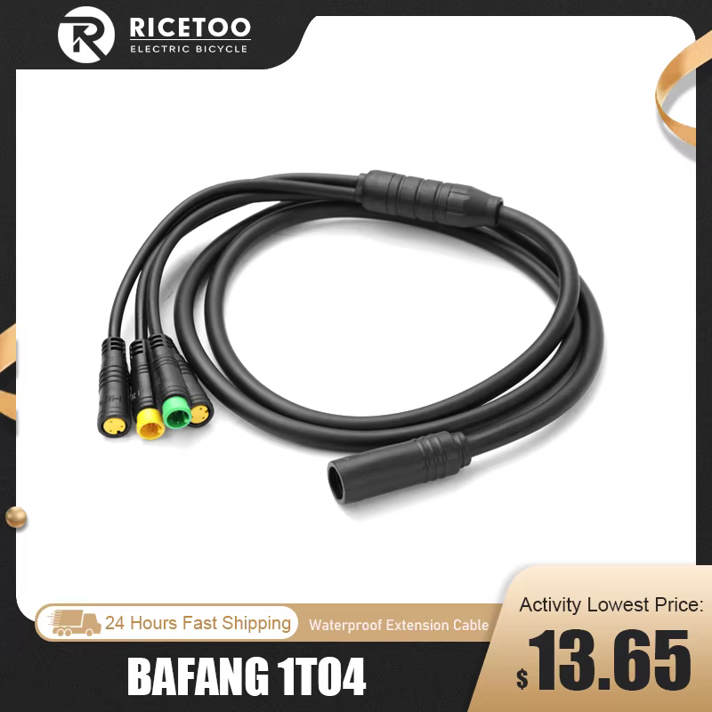 Bafang 1TO4 Cable Electric Bicycle BAFANG for BBS01 BBS02 BBSHD Motor
