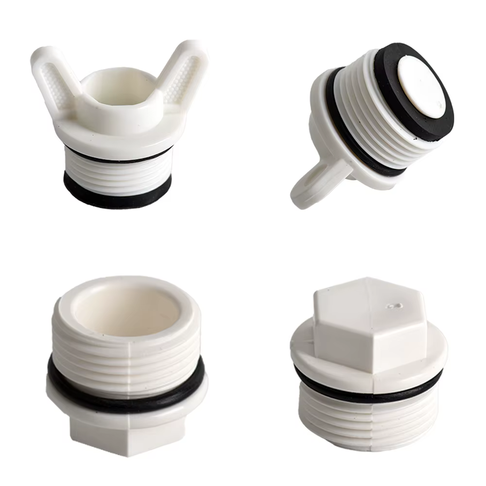 1/2" 3/4" 1" PT Male Thread PPR Pipe Fitting End Caps Connector Plug with Butterfly 1Pc