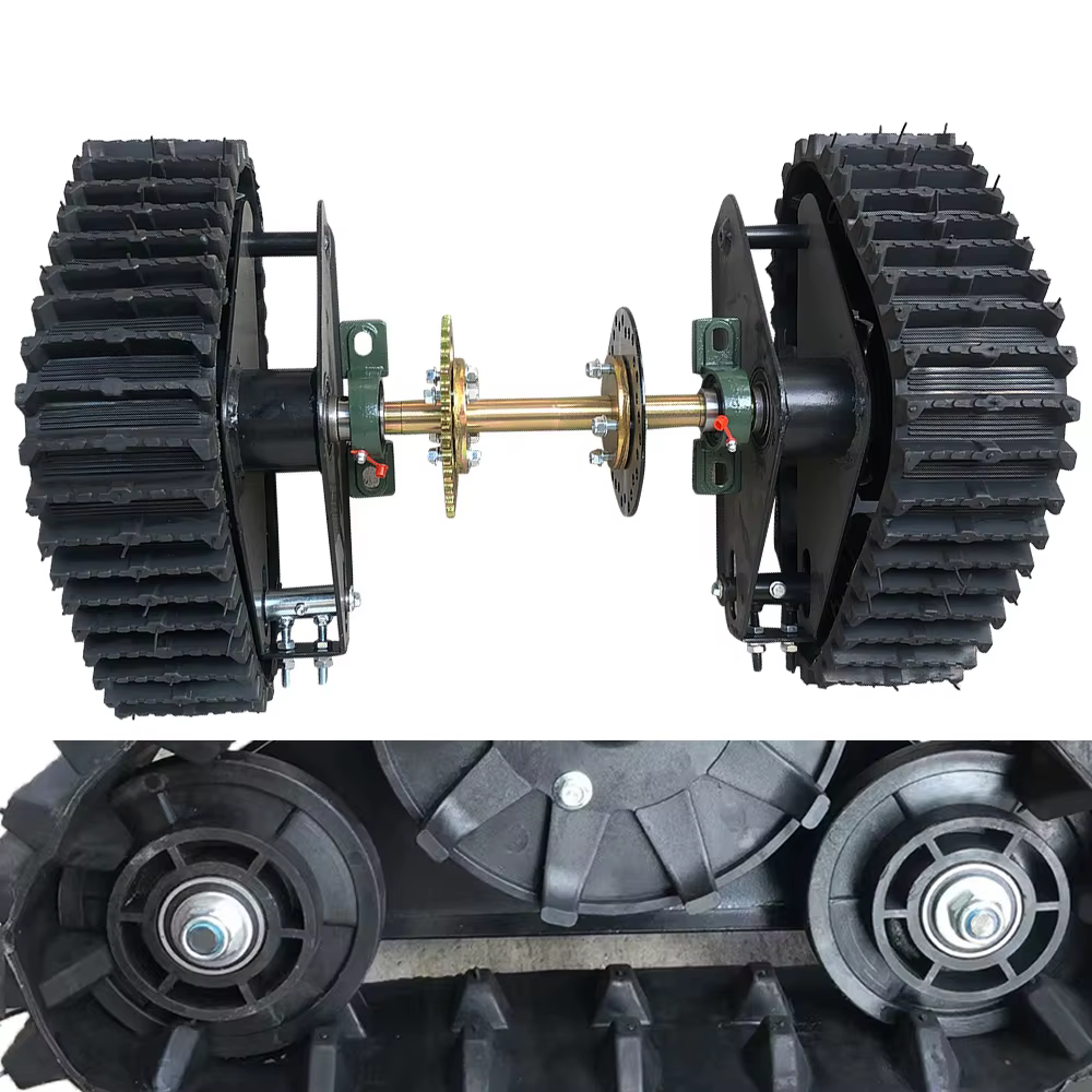 23.6" ATV Rear Axle Kit Assembly For Snow Sand Snowmobile Quad Buggy Rear Wheel Go Kart ATV UTV Buggy Quad Rear Wheel