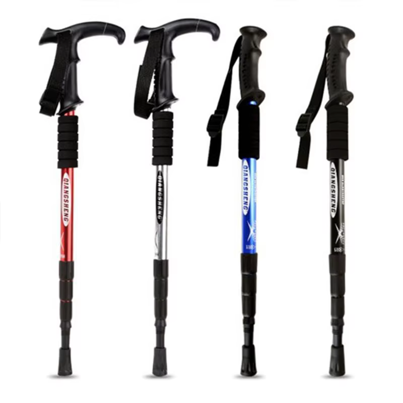 Climbers Stick Climbers Climbers Equipment Climbers Climbers Stick Climbers T-shaped Mountain Climbers Stick Three-Pair Climbers Stick Extreme 4-stage climbing stick