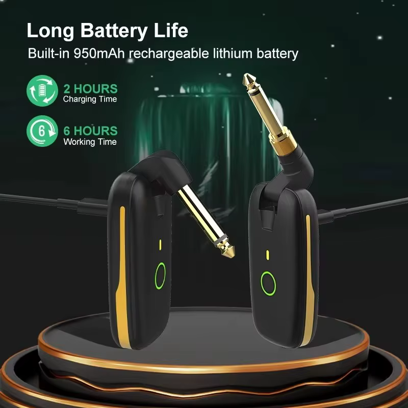 Wireless Guitar System ARU-10 Wireless Guitar Transmitter Receiver For Electric ﻿for Electric Guitar Bass Amplifier