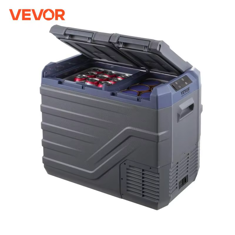 VEVOR Car Refrigerator 12 Volt Car Refrigerator Fridge 40 L Dual Zone  -4℉-68℉12/24V DC and 100-240V AC for Outdoor Camping RV