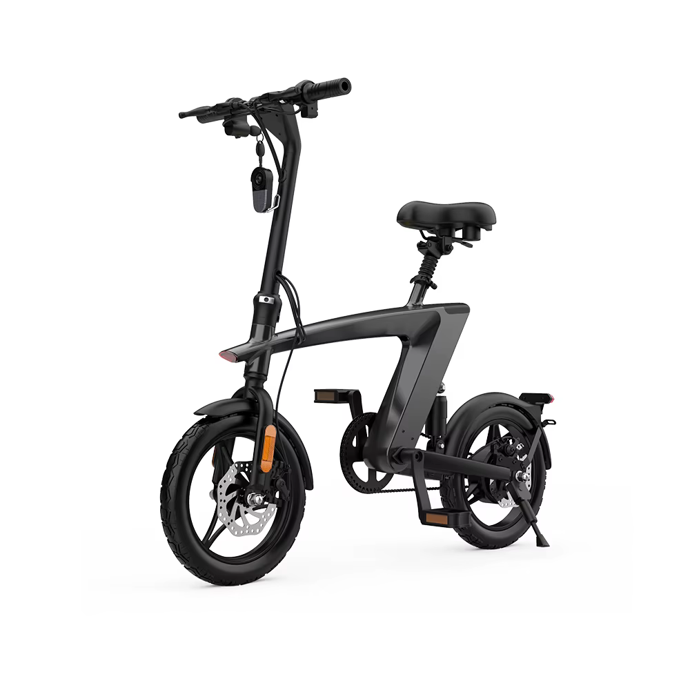 H1 electric bicycle folding electric city bike 250W travel 36v10ah battery highway electric bicycle 14inch tire