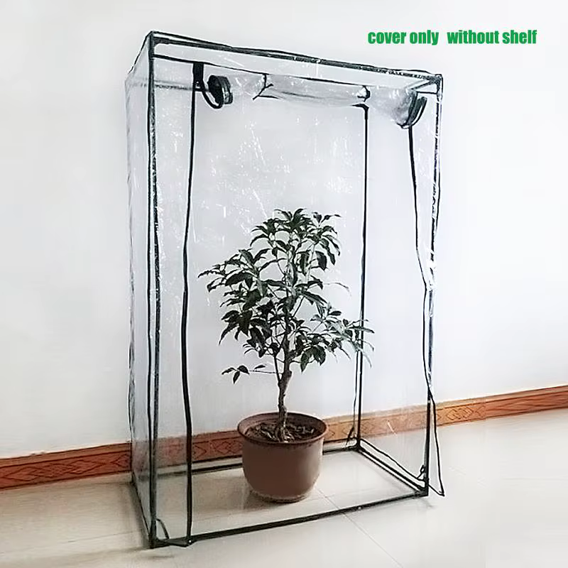 Winter Greenhouse PVC Plant Cover Clear Plant Flowers Tomato Garden Tent Cover for Outdoor Garden Growing Seedlings