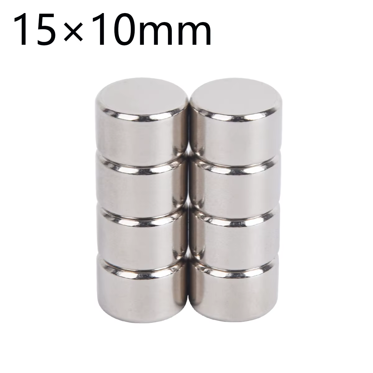 15x10mm Circular Strong Neodymium Magnets Rare Earth Magnetic Stick Tools for DIY Art Decoration Cat Eye Manicure Imanes 15*10mm