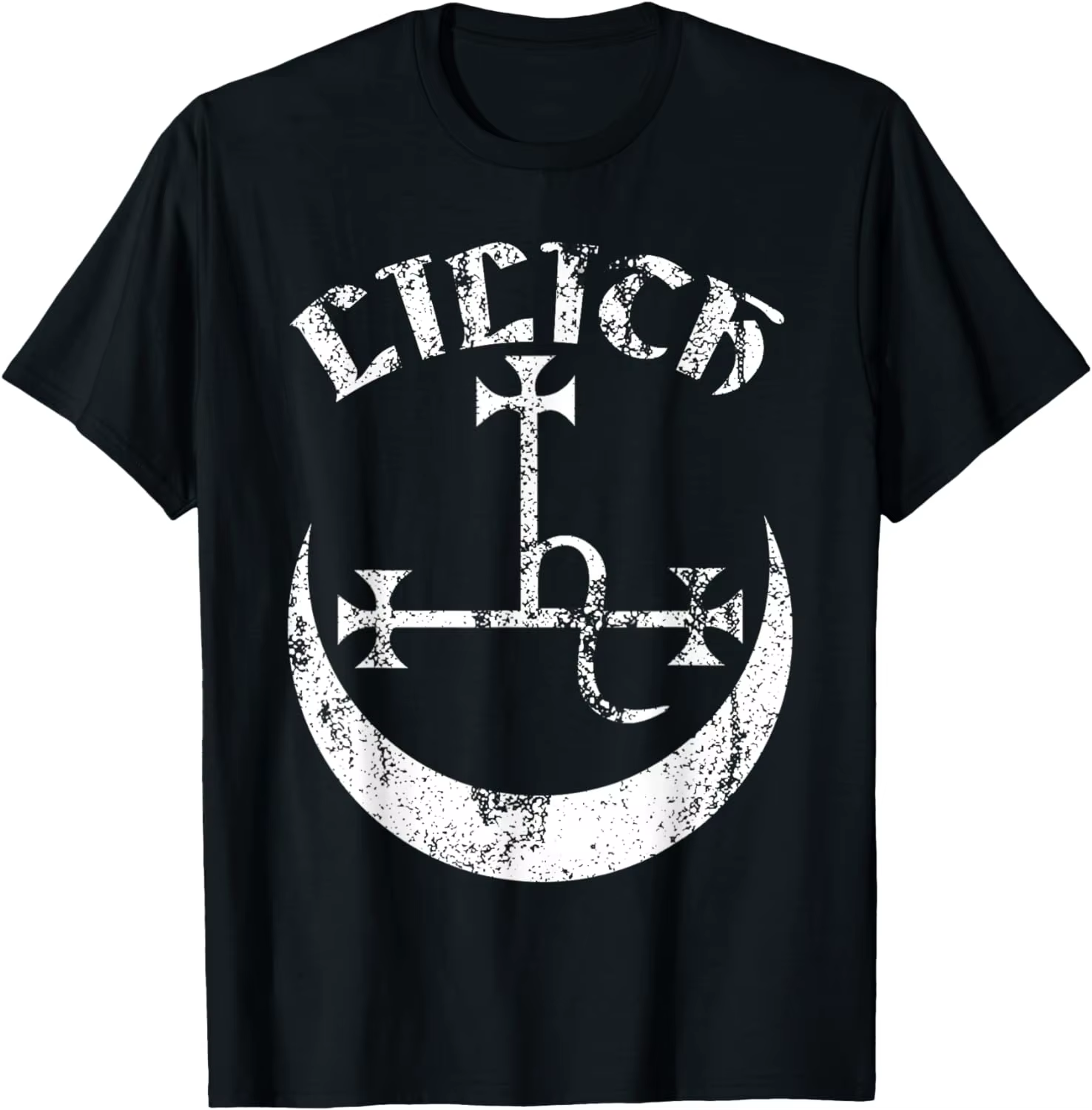 Lilith Moon Devil Black Pagan Samael Witchcraft Occult Goth T-Shirt