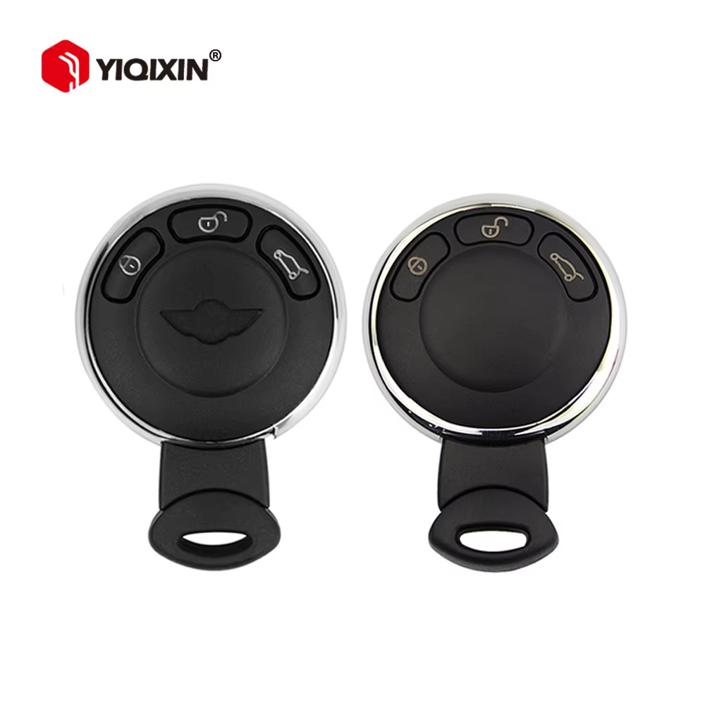 YIQIXIN Remote Car Key Shell Fob Case For BMW Mini Cooper R56 R57 R58 R60 R61 Clubman Countryman 3 Buttons Uncut Blade No Logo