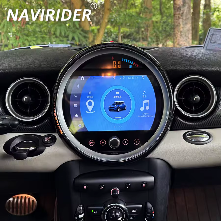 For BMW Mini One Cooper R55 R56 Peaceman Mini Clubman 2011 Convertible Android Screen Car Multimedia Player Carplay GPS Stereo