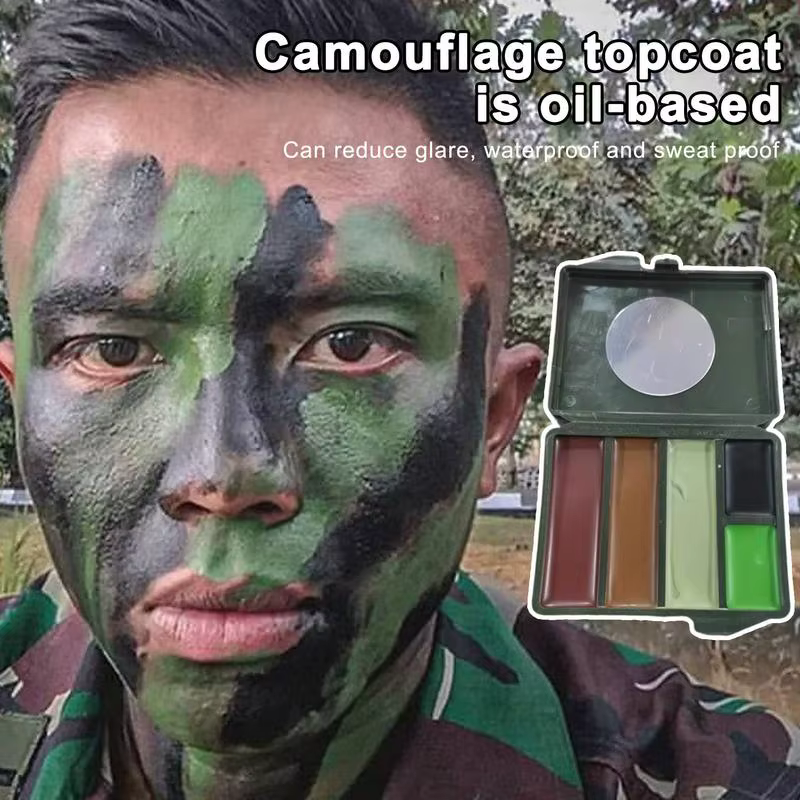 5 Colors Camouflage Face Paint CS Shooting Makeup Face Paint Camouflage Oil For Birthday Stage Performance
