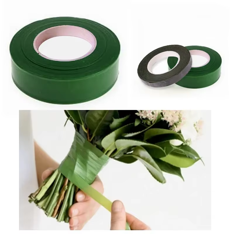 30 Yard 12MM Floral Stem Tape Stationery Tape DIY Decorative Artificial Flower Stamen Wrap Florist Green Tapes Flower Supplies