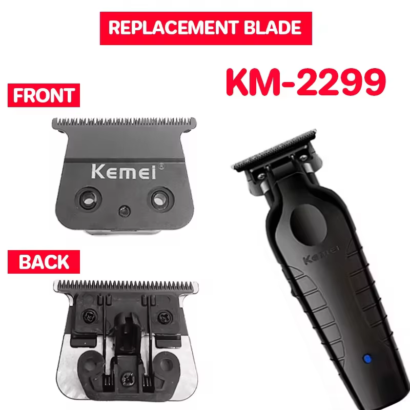Replacement Blade for Kemei KM-2299 Original Clipper Professional Hair Trimmer Cutting Knife Head Parts Accessories