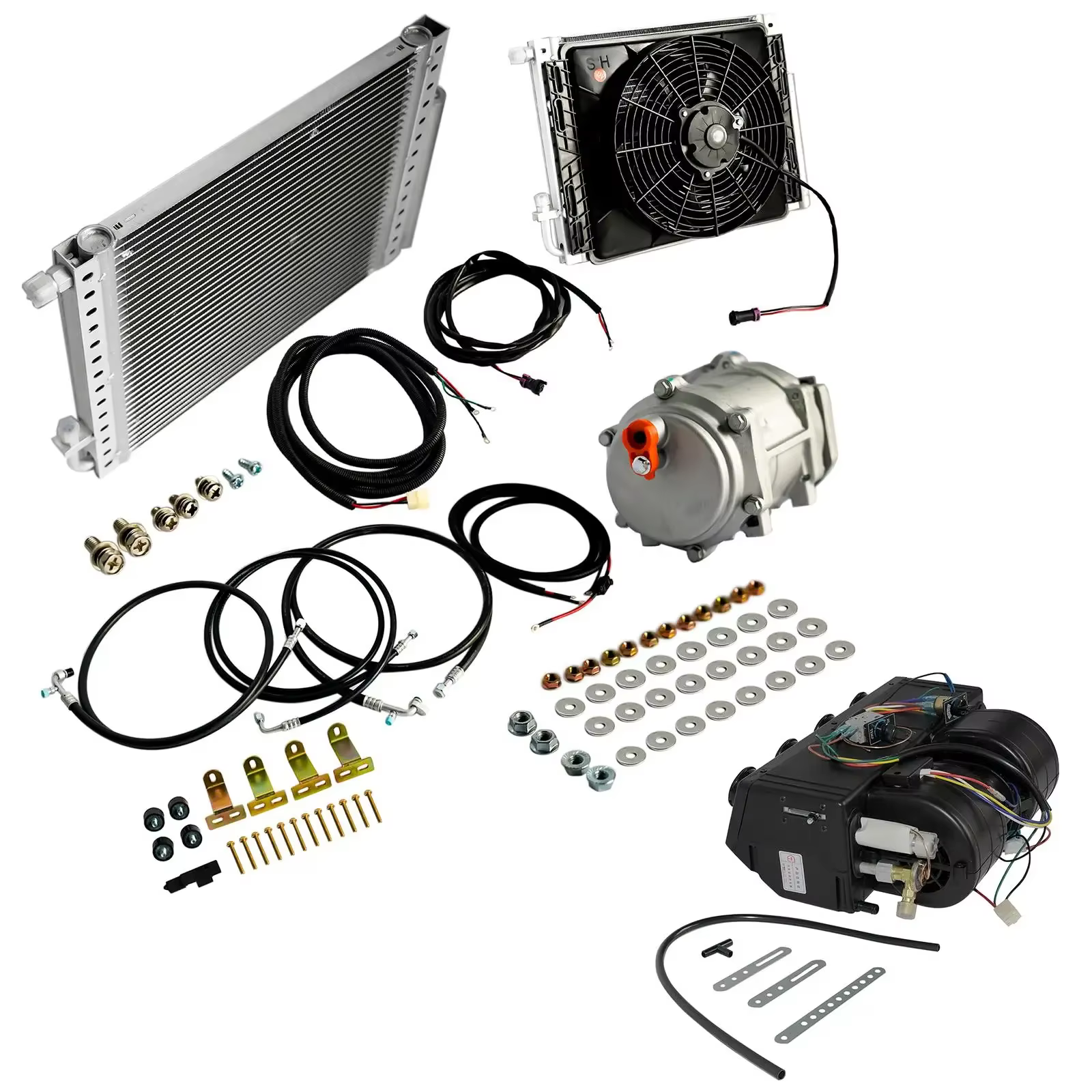 AP03 A/C Kit Universal 12V Under Dash Air Conditioner Energy Saving Cooling AC Unit