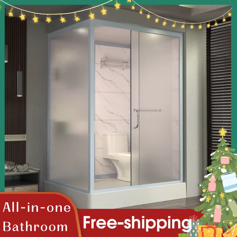All-in-one Bathroom Hotel Tent Overall Bathroom Shower Room Finished Product Integrated Bathroom Rental Hotel Shower With Toilet