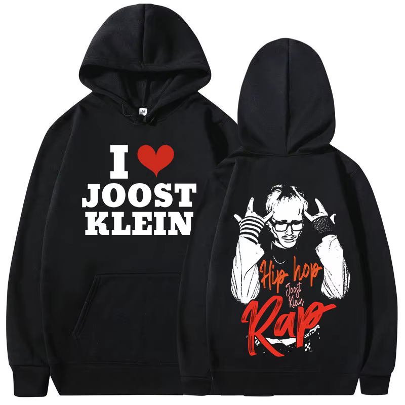 I Love Joost Klein Europapa Hoodies Men/Women Clothing Fashion Harajuku Hip Hop Sweatshirts Autumn Winter Fleece Warm Pullovers