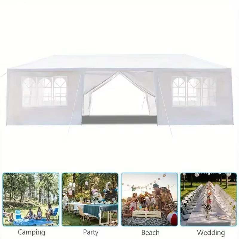 0'x30' 20' Canopy Tent Party Outdoor Wedding Tent Pavilion Cater White US
