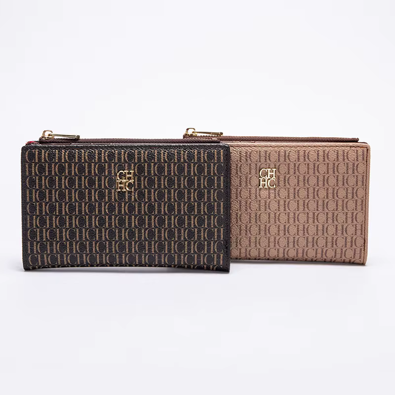 CH Cartoon Pattern Printed Wallet Tiny Portable Ladies Coin Purse Fashionable New Suitable for Many Occasions Ladies Use