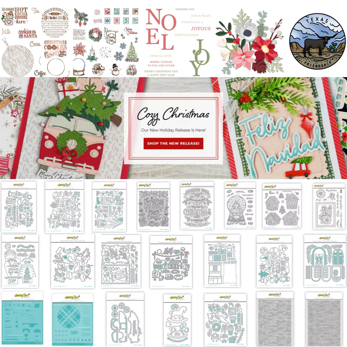 2024 Christmas Snowflake Flowers New Stamps Metal Cutting Dies Stencil Hot Foil Wax Stamper for Greeting Card Scrapbooking Craft