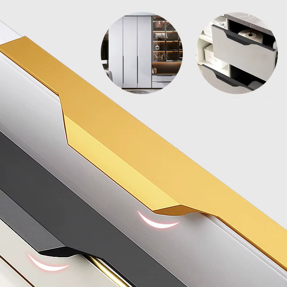 Luxury Wardrobe Cabinet Kitchen Cupboard Door Knob  Door Handle Drawer Pulls