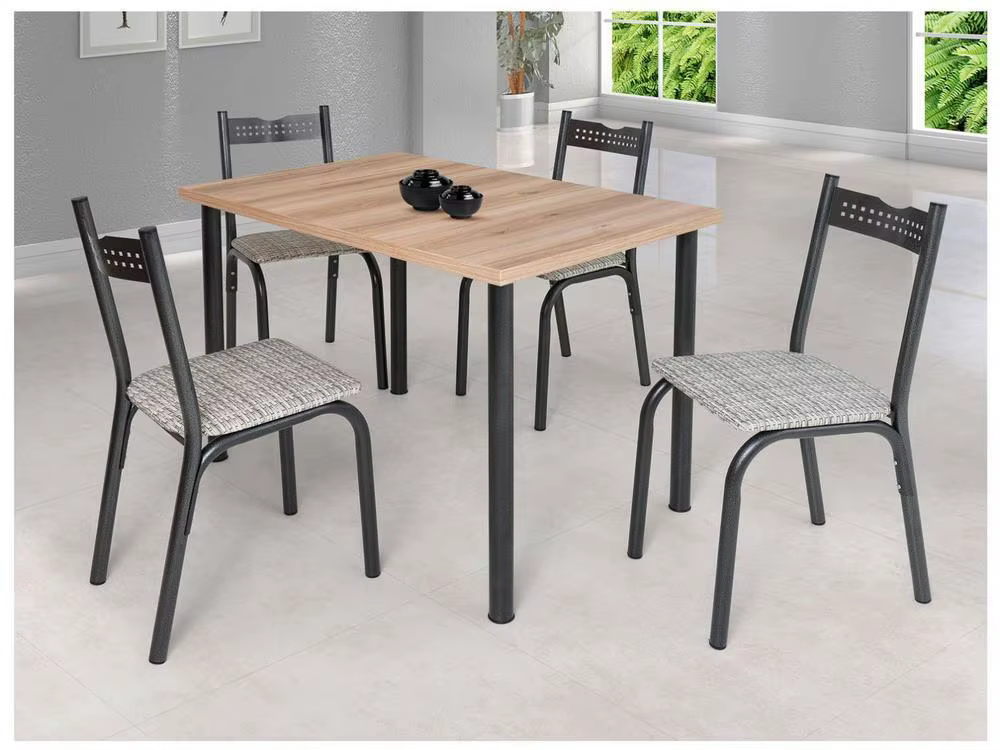 Dining Table 4 Chairs Rectangular